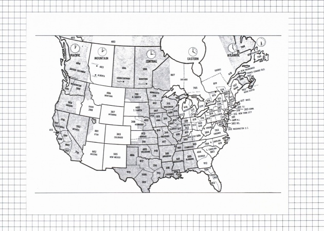 N.E. Thing Co., North American Time Zone Photo-VSI-Simultaneity, October 19, 1970